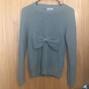 Urban Outfitters - Grey Bow Sweater | Worn Once